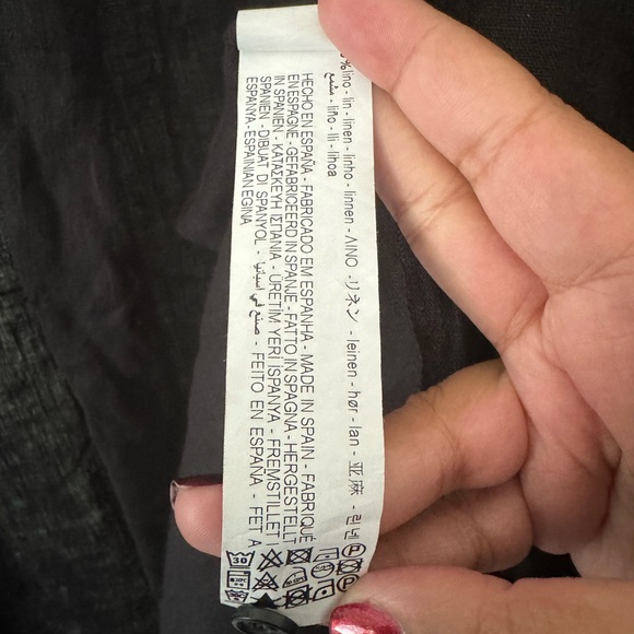 ♥️ SOLD ♥️ Zara Linen Shirt - Picture 5 of 5